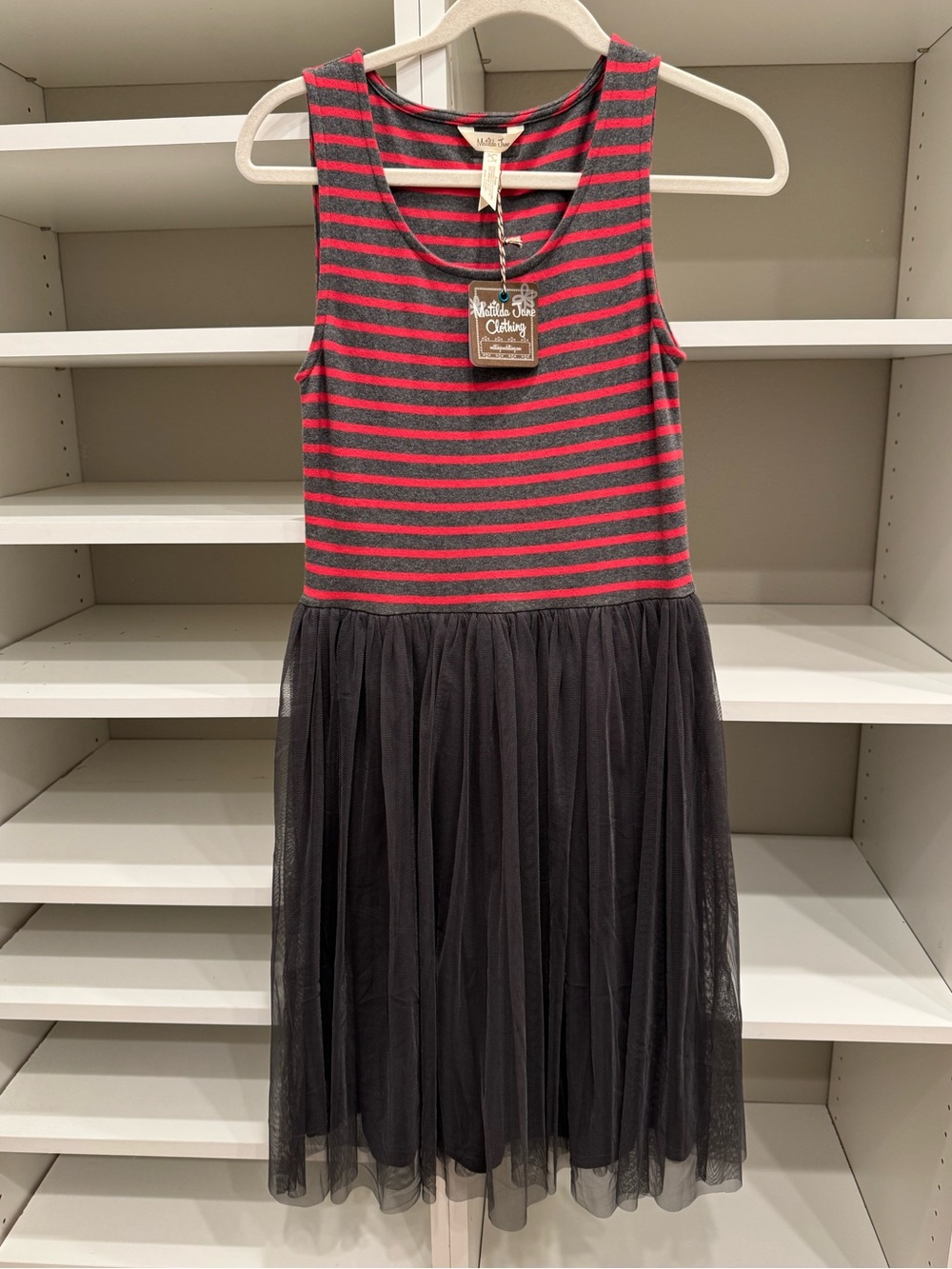 NWT Matilda Jane T'was The Night Stripe Dress, Size Small
